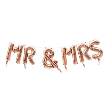 Mr & Mrs Letters Foil balloon