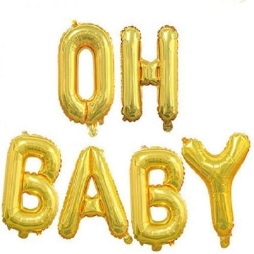 Oh Baby Letter Foil Balloon