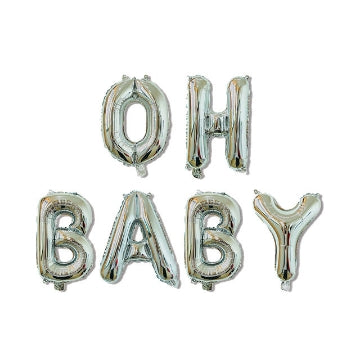 Oh Baby Letter Foil Balloon