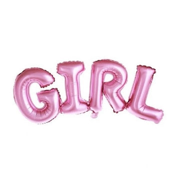 Girl Letter Foil Balloon