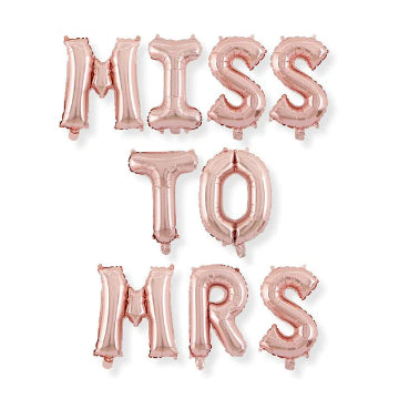 Miss To Mrs Foil Balloon