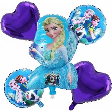 Frozen Balloon Bouquet 5 Pcs Set