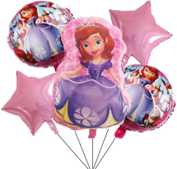 Sofia Balloon Bouquet 5 Pcs Set