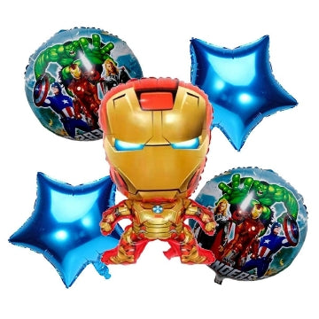 Avengers Balloon Bouquet 5 Pcs Set