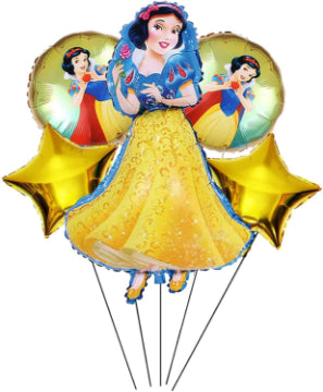 Disney Princess Balloon Bouquet 5 Pcs Set