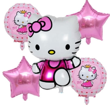 Hello Kitty Balloon Bouquet 5 Pcs Set