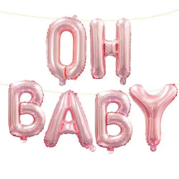 Oh Baby Letter Foil Balloon