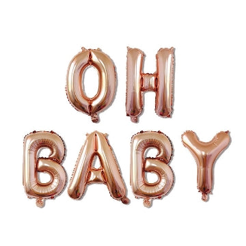 Oh Baby Letter Foil Balloon