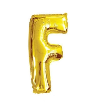 Golden Letter Shape Foil Balloons