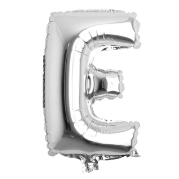 Silver Letter Shape Foil Balloons