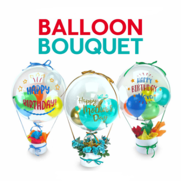 Transparent Bobo Balloons 20 In. 1 Pc.