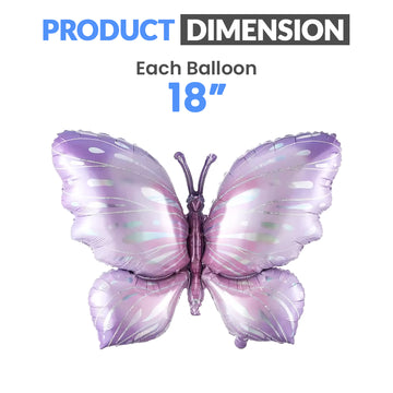 Butterfly 5 Pcs Foil Balloon