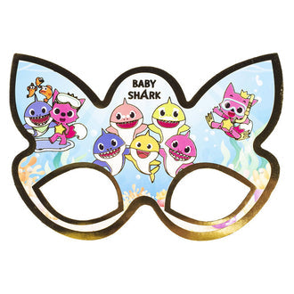 Baby Shark Face Masks Pack of 6