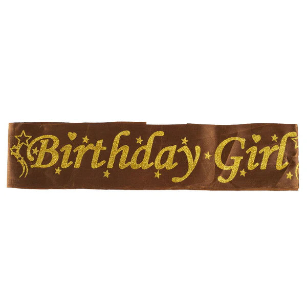 Birthday Girl Sashes