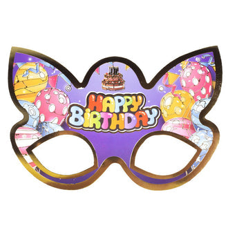 Happy Birthday Face Masks Pack of 6