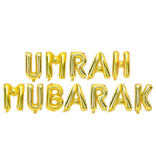 Umrah Mubarak Foil Balloon