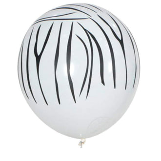 Zebra Skin Printed 12" Balloon